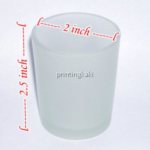 Shot Frosted Glass White ( FGW-02 )