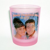  Shot Frosted Glass Red ( FGR-03 )