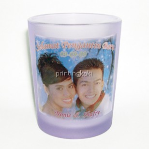  Shot Frosted Glass Purple ( FGP-04 )