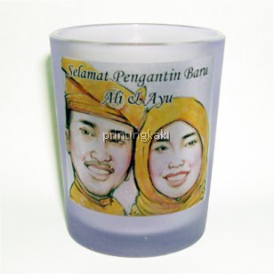  Shot Frosted Glass Purple ( FGP-04 )