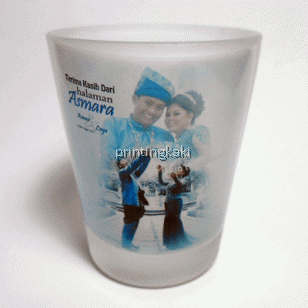 Shot Frosted Glass White V ( FGWV-05 )