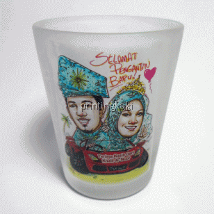 Shot Frosted Glass White V ( FGWV-05 )