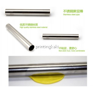 Polymer Clay Roll Bar Tools Stainless Steel 1 Pcs - 1 Set ( GJ-04 )