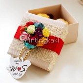 Favor Gift Box " European Flower " ( AM-001 )