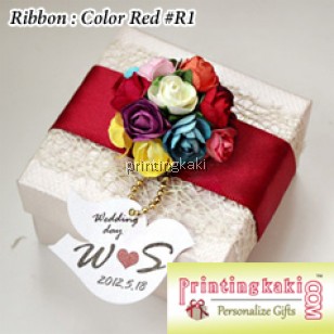 Favor Gift Box " European Flower " ( AM-001 )