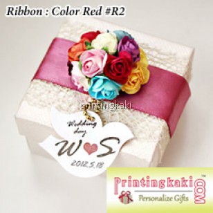 Favor Gift Box " European Flower " ( AM-001 )