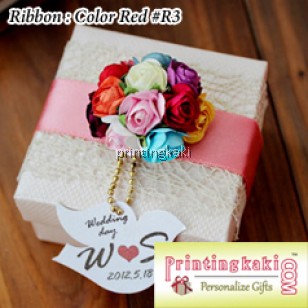 Favor Gift Box " European Flower " ( AM-001 )