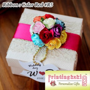 Favor Gift Box " European Flower " ( AM-001 )