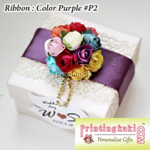 Favor Gift Box " European Flower " ( AM-001 )