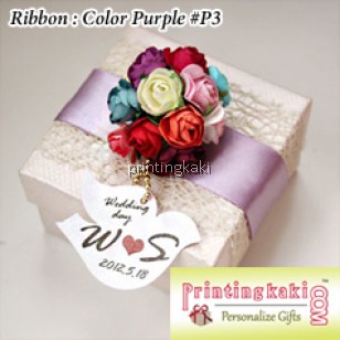 Favor Gift Box " European Flower " ( AM-001 )