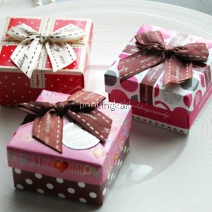 Favor Gift Box " Polka Dot " ( SW-002 )