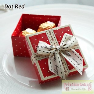 Favor Gift Box " Polka Dot " ( SW-002 )