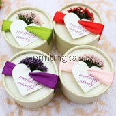 Favor Gift Box " Round Lavender " ( JX-001 )