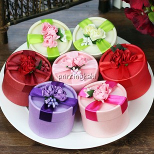 Favor Gift Box " Round Flower " ( XP-002 )