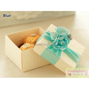 Favor Gift Box " Square Flower " ( TH-149 )