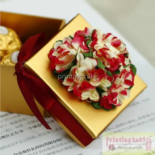 Favor Gift Box " Korea Flower " ( LX-008 )
