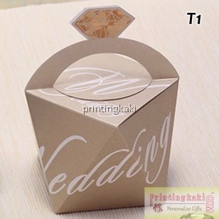 Favor Gift Box " Euro Diamond " ( WM-030 )