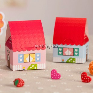 Favor Gift Box " House Wedd " ( WM-033 )
