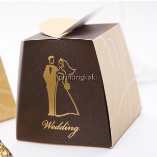 Favor Gift Box " Wedding Couple " ( WM-036 )