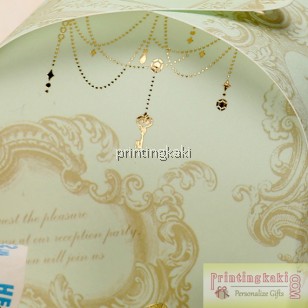 Favor Gift Box " Gold Queen " ( WM-037 )