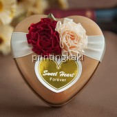 Favor Tin Box " Love Fabric " ( LX-013 )