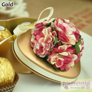 Favor Tin Box " Love Floral " ( LX-014 )