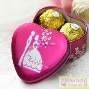 Favor Tin Box " Potrait Couple " ( WH-181 )