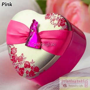 Favor Tin Box " Ribbon Couple " ( WH-185 )