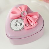 Favor Tin Box " Diamond Fabric " ( WH-188 )
