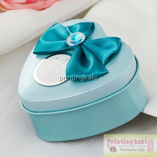 Favor Tin Box " Diamond Fabric " ( WH-188 )