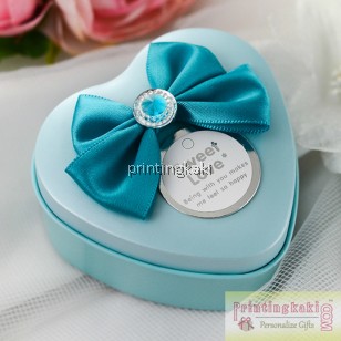 Favor Tin Box " Diamond Fabric " ( WH-188 )