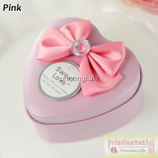 Favor Tin Box " Diamond Fabric " ( WH-188 )