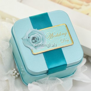 Favor Tin Box " Wedding Theme " ( WH-513 )