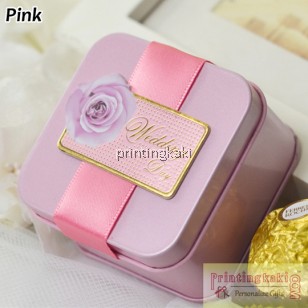 Favor Tin Box " Wedding Theme " ( WH-513 )