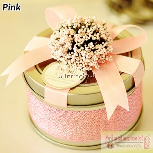 Favor Tin Box " Lavender Circle " ( DX-208 )