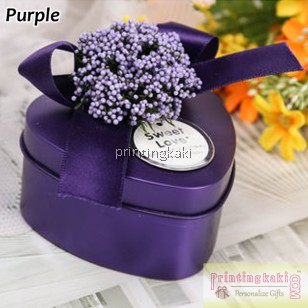 Favor Tin Box " Lavender Snow " ( TM-201 )