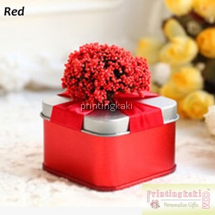 Favor Tin Box " Lavender Square " ( TM-202 )