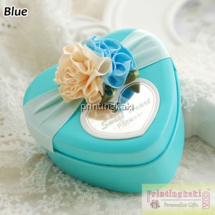 Favor Tin Box " Cream Fabric " ( TM-203 )