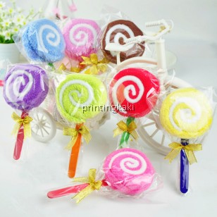 Lollipop Towel " White Roll " ( QF-007 )