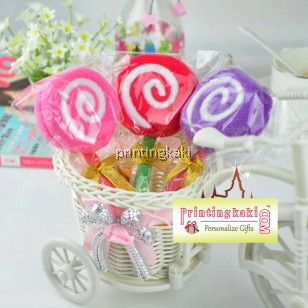Lollipop Towel " White Roll " ( QF-007 )