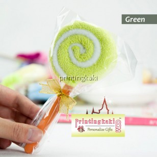 Lollipop Towel " White Roll " ( QF-007 )
