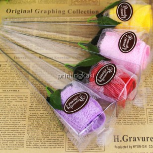 Flower Towel " Rose Single Box " ( QF-005 )