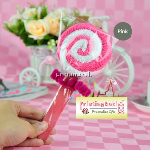 Lollipop Towel " Double White Roll " ( QF-009 )