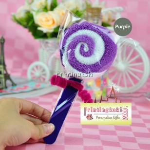 Lollipop Towel " Double White Roll " ( QF-009 )