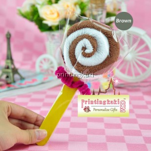 Lollipop Towel " Double White Roll " ( QF-009 )