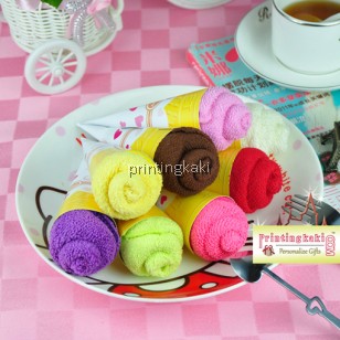 Ice Cream Towel " Color Cones " ( QF-004 )