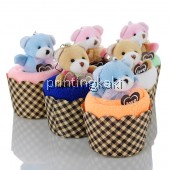 Cake Towel " Bear Roll Box " ( LC-006 )