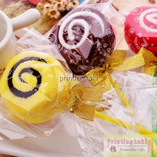 Lollipop Towel " Long White Roll " ( LC-008 )