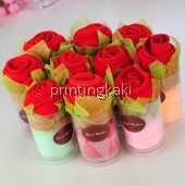 Flower Towel " Double Rose Box "  ( LC-011 )