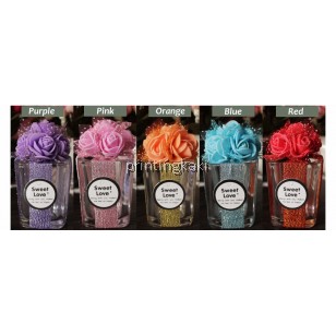 Favor Shot Glass " Decor Rose Yarn " ( XL-901 )